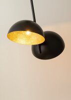 Plafonnier métallique Loft or stylé E27...