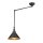 Plafonnier ISMENE en bronze à raccourcir Ø30cm Lampe