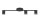 Plafonnier noir Cylindre GU10 3 flammes 70 cm de diamètre