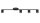 Plafonnier moderne noir métal GU10 90 cm de long