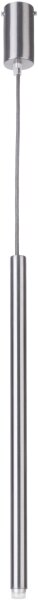 Lampe suspendue moderne argent Cylindre G9 Ø5 cm rond