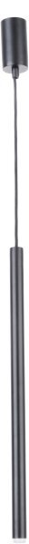 Lampe à suspendre ronde noire métal Ø5 cm Design moderne