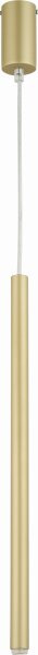 Petite lampe suspendue Or Cylindre Métal L:5 cm G9