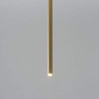 Petite lampe suspendue Or Cylindre Métal L:5 cm G9