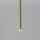 Petite lampe suspendue Or Cylindre Métal L:5 cm G9