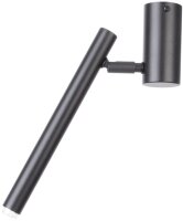 Spot mural ajustable Noir M&eacute;tal Cylindre H:30 cm