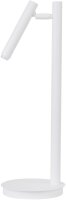 Lampe de table blanche cylindre métal 48 cm de...