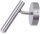 Spot mural flexible M&eacute;tal argent&eacute; G9 L:10 cm G9 petit