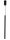 Lampe &agrave; suspendre noire m&eacute;tal cylindre G9 &Oslash;5 cm rond