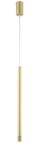 Lampe à suspendre moderne Or Cylindre Moderne Ø5 cm rond G9
