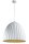 Suspension m&eacute;tal blanc or &Oslash;70 cm E27 Loft Design
