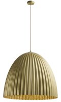 Lampe à suspendre dorée ronde Ø70 cm...