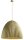 Lampe &agrave; suspendre dor&eacute;e ronde &Oslash;70 cm m&eacute;tal Loft stri&eacute;