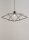 Suspension fil noir E27 0,8m L:73 cm grand