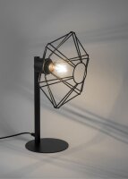 Lampadaire Noir Métal Fil H:160 cm E27...