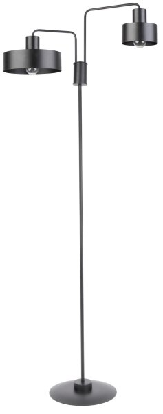 Grand lampadaire Noir Métal Ambiente Lire 169 cm