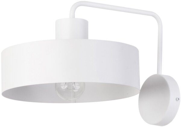 Applique murale rétro Blanc Métal voyant E27 décoratif