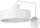 Applique murale r&eacute;tro Blanc M&eacute;tal voyant E27 d&eacute;coratif