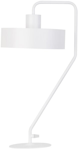 Grande lampe de table Blanc Métal Lire 55 cm E27 élégant