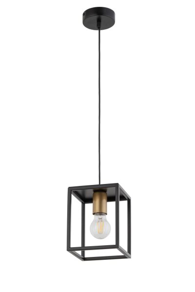 Lampe à suspendre rétro noir or jusquà 0,9 m suspendu E27