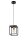 Lampe à suspendre rétro noir or jusquà 0,9 m suspendu E27