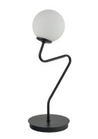 Blendarme Lampe de chevet Boule de verre Métal E27...