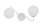 Applique en verre Blanc Or M&eacute;tal faible &eacute;blouissement G9 L:38 cm