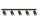Spot de plafond noir m&eacute;tal GU10 L:80 cm r&eacute;glable