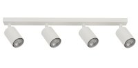 Spot de plafond orientable m&eacute;tal blanc L:60 cm...