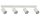Spot de plafond orientable m&eacute;tal blanc L:60 cm Cylindre