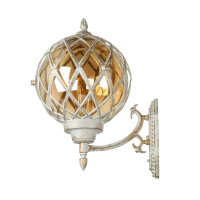 Lampe dextérieur XL Blanc Or IP44 Boule dabat-jour...