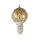Lampe dextérieur XL Blanc Or IP44 Boule dabat-jour vintage