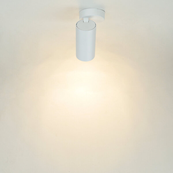 Spot de plafond blanc or GU10 métal ajustable Moderne