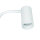 Petit lampadaire 120 cm abat-jour réglable blanc GU10
