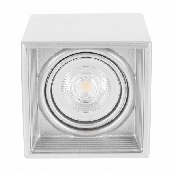 Spot de plafond rectangulaire GU10 Blanc Métal Moderne DOWNLIGHT