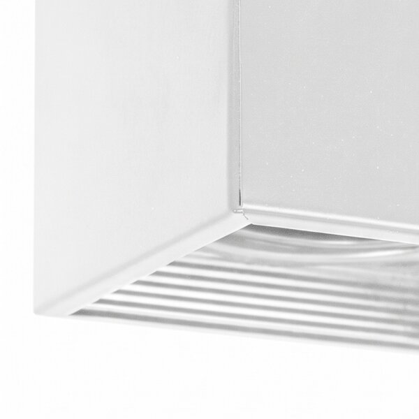 Spot de plafond rectangulaire GU10 Blanc Métal Moderne DOWNLIGHT