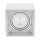 Spot de plafond rectangulaire GU10 Blanc Métal Moderne DOWNLIGHT