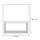 Spot de plafond rectangulaire GU10 Blanc Métal Moderne DOWNLIGHT