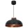 Lampe &agrave; suspendre en noir cuivre E27 m&eacute;tal &Oslash; 40 cm