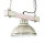 Lampe à suspendre Shabby Blanc Métal Bois décoratif E27 HAKON
