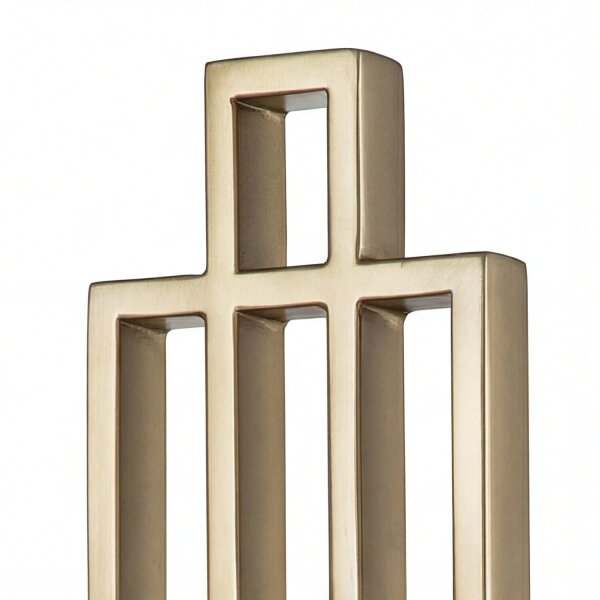 Applique verre métal H : 39 cm Crème laiton SHOJI