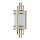 Applique verre métal H : 39 cm Crème laiton SHOJI