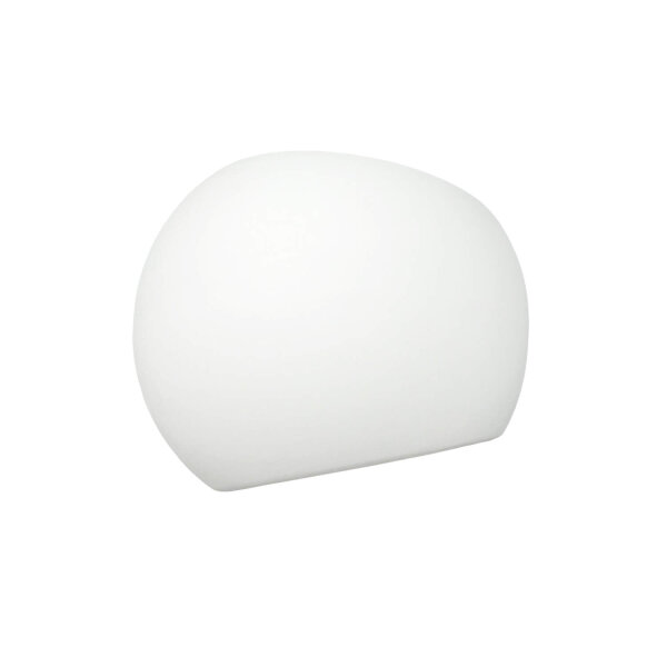 Applique blanche plâtre céramique à peindre E27 sphère