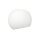 Applique blanche plâtre céramique à peindre E27 sphère