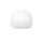 Applique blanche plâtre céramique à peindre E27 sphère