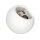 Applique blanche plâtre céramique à peindre E27 sphère