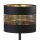 Blendarme lampe de chevet noir or E27 39 cm