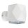 Applique Moderne Blanc Argenté Tissu Métal éblouissant