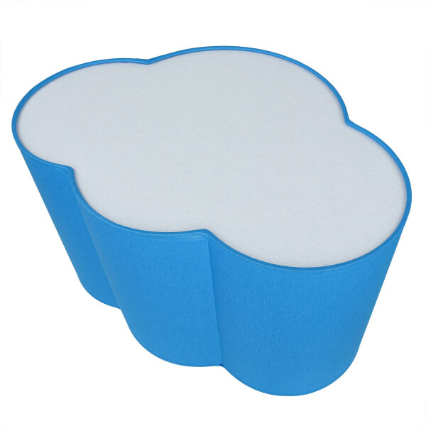 Lampe à suspendre Enfants Métal Tissu E27 Blanc Bleu
