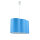 Lampe à suspendre Enfants Métal Tissu E27 Blanc Bleu